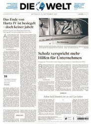 :  Die Welt vom 14 September 2022