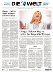 :  Die Welt vom 27 September 2022