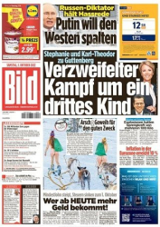 :  Bild Zeitung vom 01 Oktober 2022