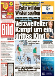 : Bild Zeitung vom 01 Oktober 2022