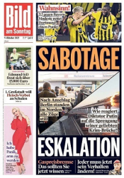 :  Bild am Sonntag vom 09 Oktober 2022