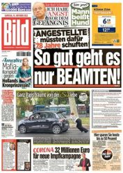 :  Bild Zeitung vom 15 Oktober 2022