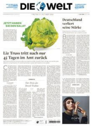 :  Die Welt vom 21 Oktober 2022