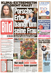 : Bild Zeitung vom 25 Oktober 2022