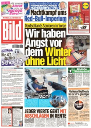 :  Bild Zeitung vom 26 Oktober 2022