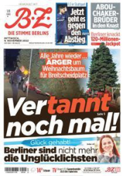 :  B.Z. vom 09 November 2022