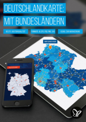 : Psd Tutorials Deutschlandkarte mit Bundeslaendern in Vektorqualitaet Update 04 2022 German-BlziSo