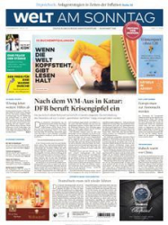 :  Die Welt am Sonntag (Frühausgabe) vom 03 Dezember 2022