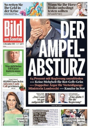 :  Bild am Sonntag vom 04 Dezember 2022