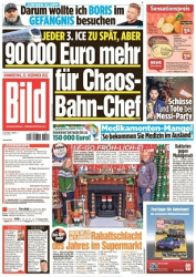 : Bild Zeitung vom 22 Dezember 2022