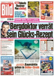 : Bild Zeitung vom 29 Dezember 2022