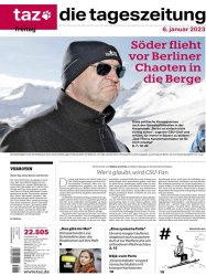 : Die Tageszeitung - 06. Januar 2023