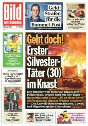 :  Bild am Sonntag vom 08 Januar 2023