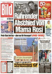 :  Bild Zeitung vom 09 Januar 2023