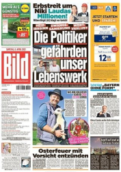 :  Bild Zeitung vom 08 April 2023