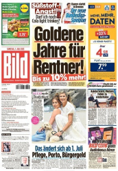 :  Bild Zeitung vom 01 Juli 2023