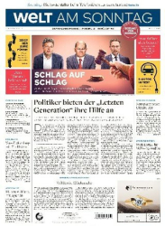 :  Die Welt am Sonntag Frühausgabe vom 08 Juli 2023