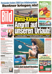 :  Bild Zeitung vom 14 Juli 2023