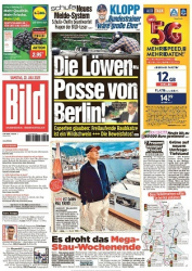 :  Bild Zeitung vom 22 Juli 2023