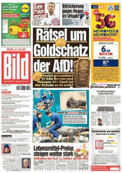 :  Bild Zeitung vom 29 Juli 2023