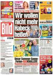 :  Bild Zeitung vom 19 August 2023