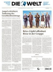 :  Die Welt vom 24 August 2023