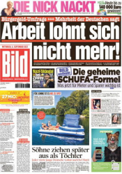 :  Bild Zeitung vom 06 September 2023