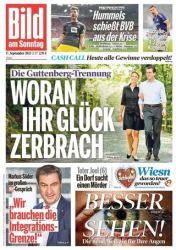 :  Bild am Sonntag vom 17 September 2023