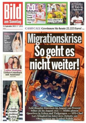 :  Bild am Sonntag vom 24 September 2023