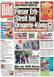 :  Bild Zeitung vom 25 September 2023