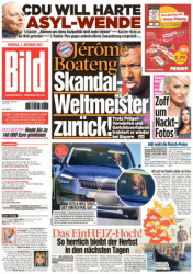 :  Bild Zeitung vom 02 Oktober 2023