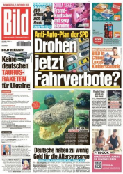 :  Bild Zeitung vom 05 Oktober 2023