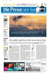 :  Die Presse am Sonntag vom 08 Oktober 2023