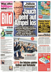 :  Bild Zeitung vom 12 Oktober 2023