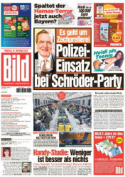 :  Bild Zeitung vom 16 Oktober 2023