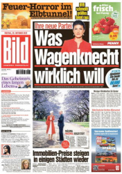 :  Bild Zeitung vom 20 Oktober 2023