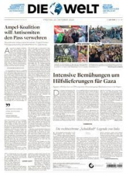 :  Die Welt vom 20 Oktober 2023