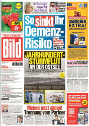 :  Bild Zeitung vom 21 Oktober 2023