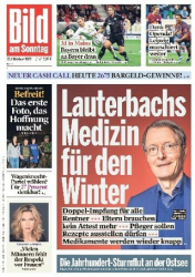 :  Bild am Sonntag vom 22 Oktober 2023