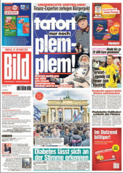 :  Bild Zeitung vom 23 Oktober 2023