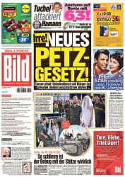 :  Bild Zeitung vom 28 Oktober 2023