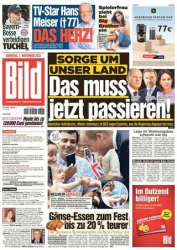 :  Bild Zeitung vom 07 November 2023