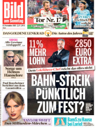 : Bild am Sonntag - 12. November 2023