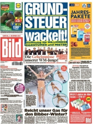 :  Bild Zeitung vom 02 Dezember 2023