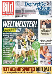 :  Bild am Sonntag vom 03 Dezember 2023