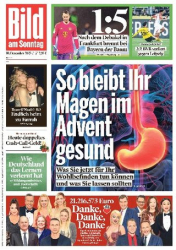 :  Bild am Sonntag vom 10 Dezember 2023