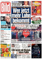 :  Bild Zeitung vom 11 Dezember 2023