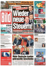 :  Bild Zeitung vom 14 Dezember 2023