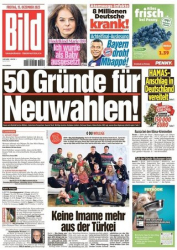 :  Bild Zeitung vom 15 Dezember 2023