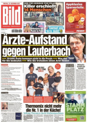 :  Bild Zeitung vom 22 Dezember 2023